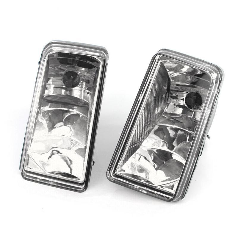 25883245 25883246 GM2593160 GM2592160 1 Pair Clear Lens Front Bumper Fog Light Driving Lamp Bulb Fit for Chevrolet Silverado GMC