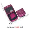 For Nokia 6300 C3 C3-00 C5 C5-00 6303 Battery Back Cover Front Keyboard Housing Case