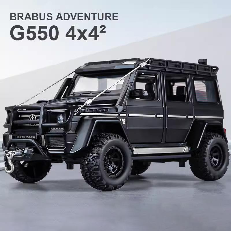 

1:24 Benz G550 Adventure 4X4² Лита сплавна іграшкова модель автомобіля Звук і світло Дитяча іграшка Колекціонування Подарунок на день народження