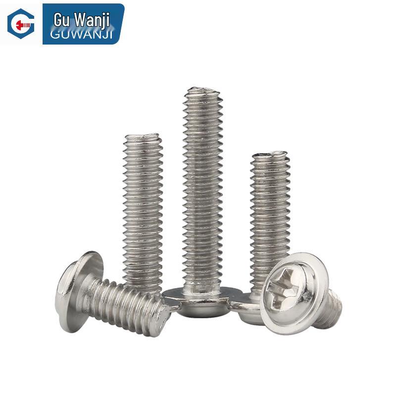 304 Stainless Steel Phillips Pan Head Machine Screw with Washer