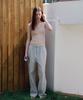 BUT'TON Seersucker Band Pants (Ivory)