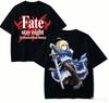Fate Stay Night Anime Lover T-shirt Harajuku Cotton New Model High Street Retro Oversized Unisex Harajuku High Quality Classic