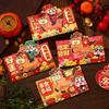 4Pcs Chinese  Year Red Envelopes Cartoon Horse Spring Festival Lucky Money Pocket For Party Happy Horse Year Supplies
