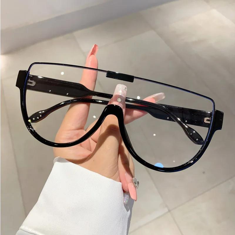 Halbrunde Sonnenbrille Damen Mode Monoblock Outdoor-Brille Vintage Shades Ins Trend Neu UV400 Brillen
