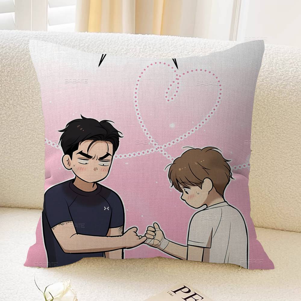 Manhwa Joo Jaekyung Kim Dan Cushion Cover Decorative Pillow Sofa Home Decor case pillow cases