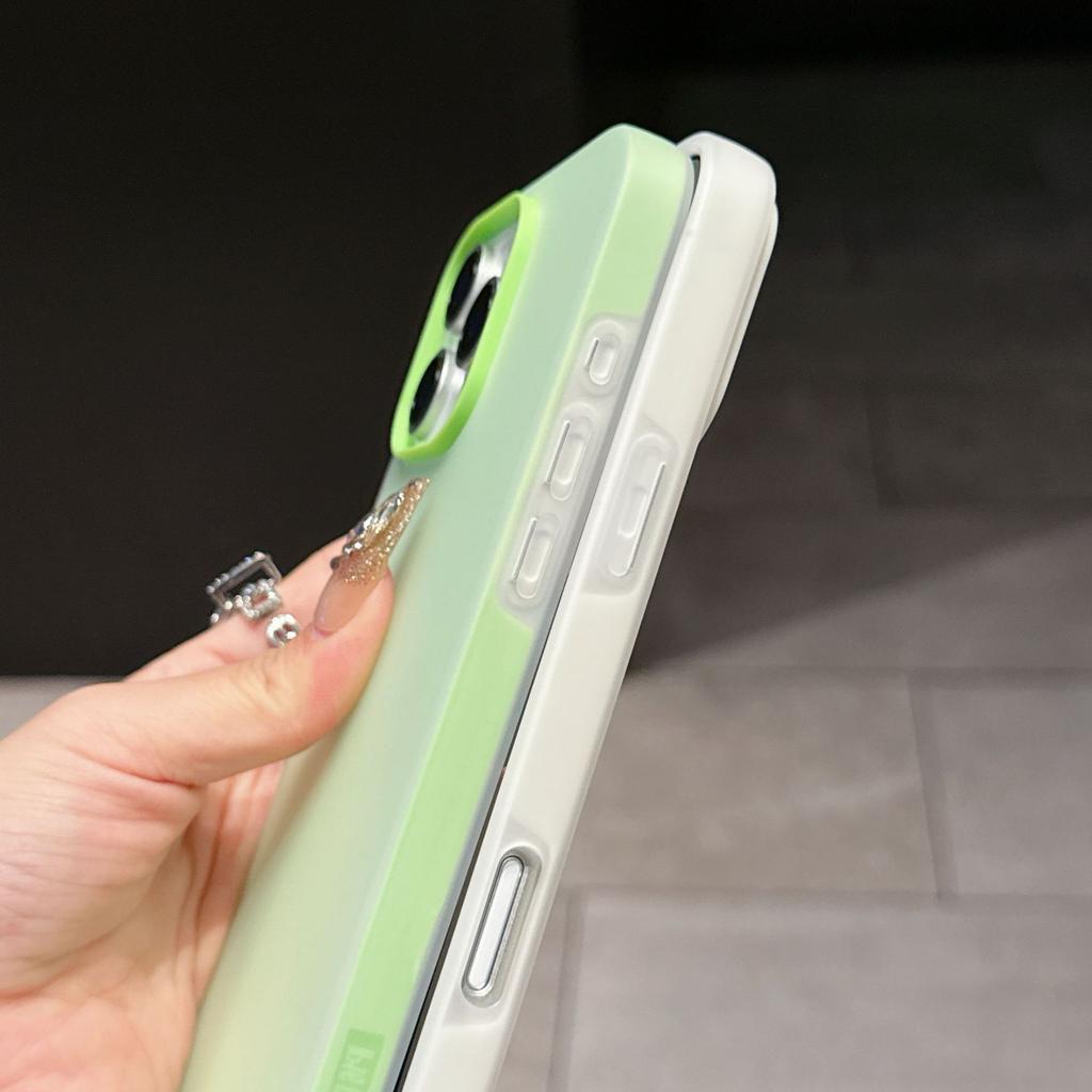 Applicable To 16promax Dopamine Two In One 15pro Mobile Phone Case Macaron 12 Jelly 14 Anti Fall Protection Case