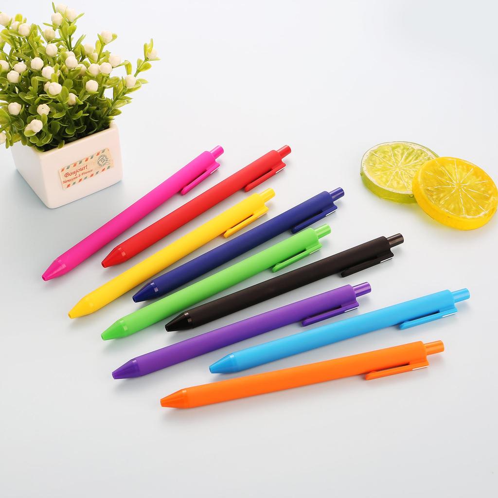 Stylo à encre Candy Neutre 0,5 mm - Stylo d'écriture haute brillance pour étudiants et bureau, Idéal pour les signatures et les cadeaux