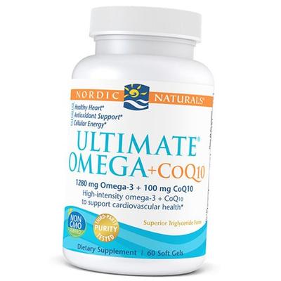 Omega with Coenzyme, Ultimate Omega + CoQ10, 60gelcaps Lemon (67352046)