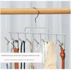 Belt Tie Hook Easy Storage Iron Simple Practical Key Holder Scarf Storage Hanger Smooth Plating Surface Household Storage Rack