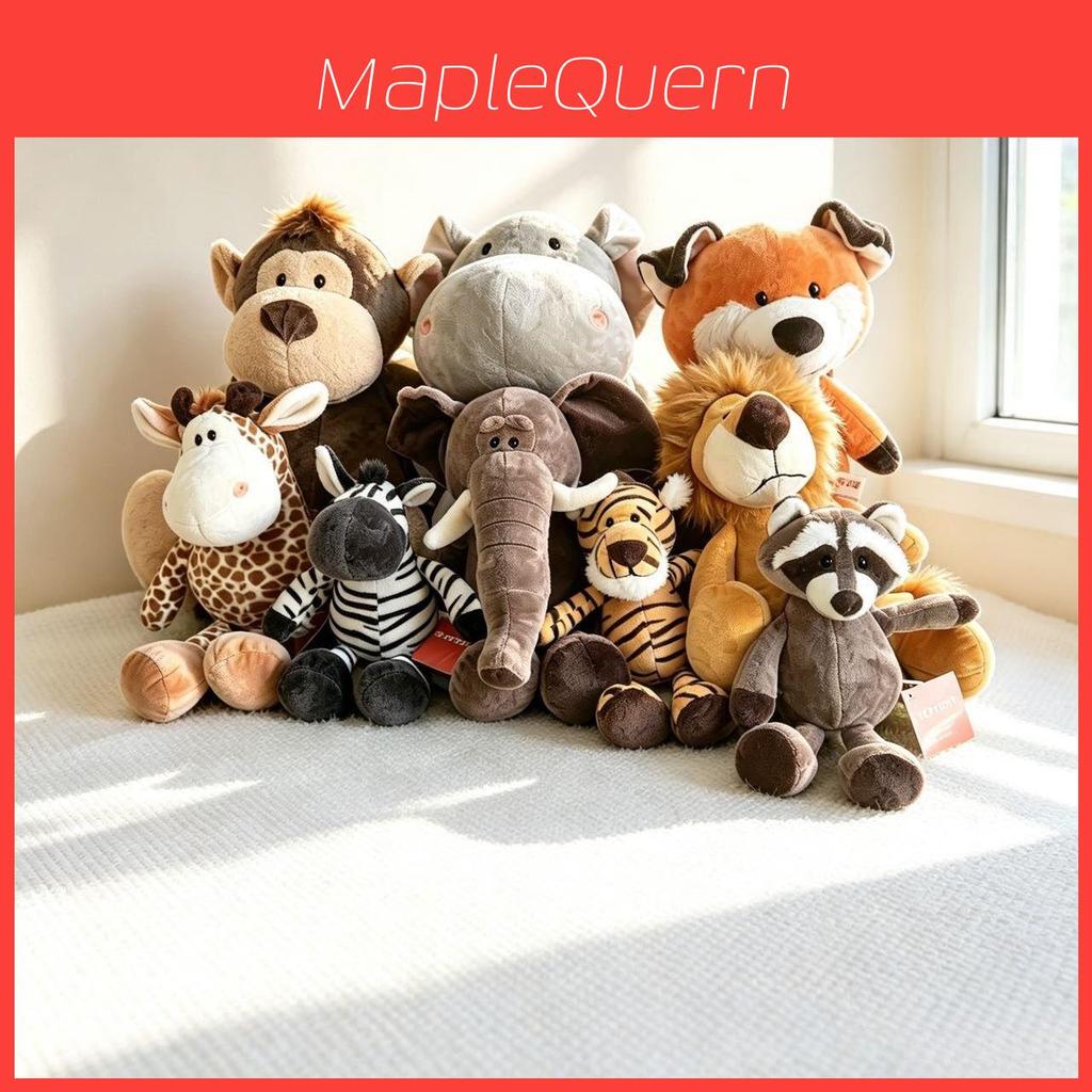 Peluche Animale Giungla Per Bambine Decorazione Comodino Con Imbottitura in Cotone PP