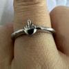 Adjustable Funny Middle Finger Ring