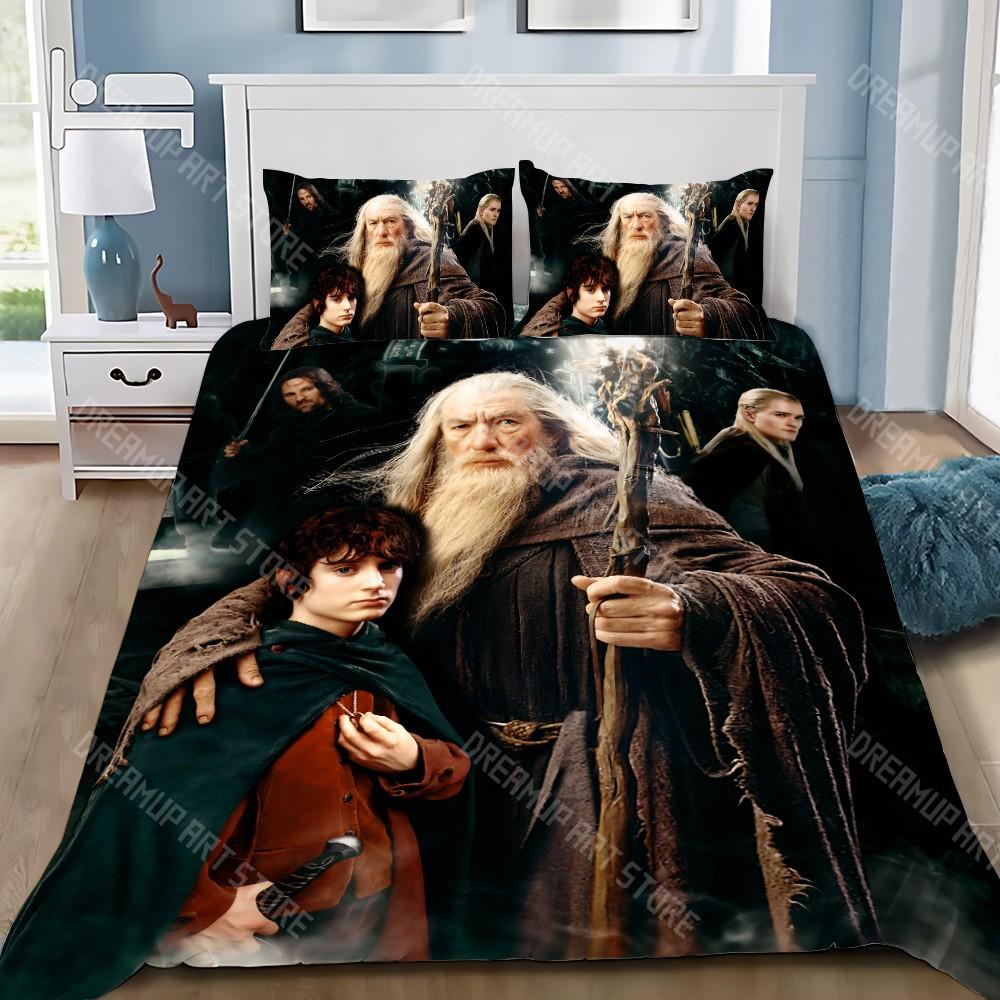 Movie L-LordS of the Rings Duvet Cover Pillowcase Bedding Set Adult Boy Girl Bedroom Decoration Children Gift Single Double Size