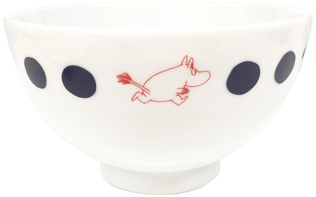 World Create Moomin Rice Bowl Blue Dot Series 14700