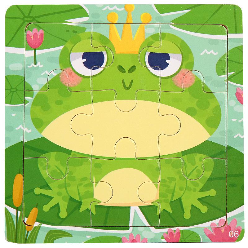 Wooden Educational Jigsaw Puzzle for Kindergarten Children - Fun Hands-On Matching Game