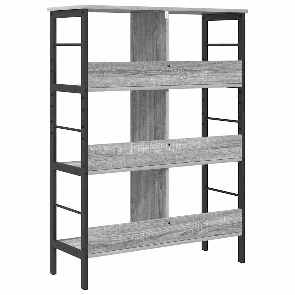 Bookshelf Grey Sonoma 82 x 32 x 112 cm Particleboard