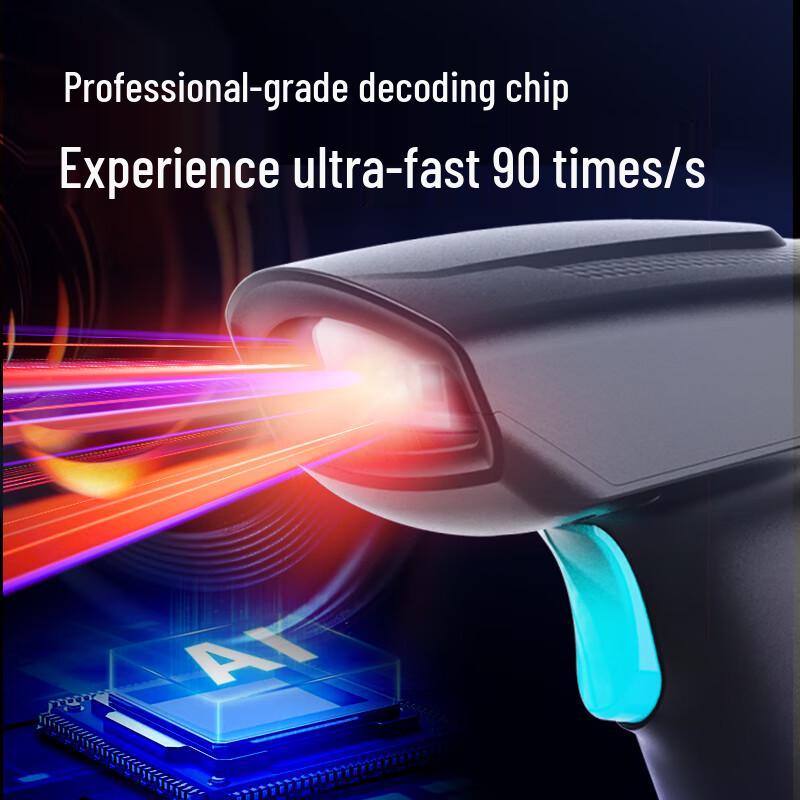 Haoshun S28HW Wireless 2D Barcode Scanner