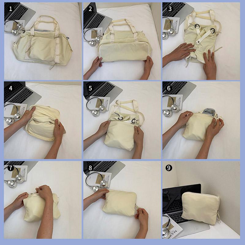 Large Capacity Short Distance Travel Bag Storage Bag Lightweight Sports Crossbody Fitness Bag