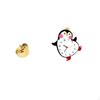 Delicate Fruit Penguin Ceramic Wooden Sculpture Figurine Craft Decorative Lovely Desktop Statue for