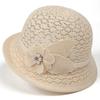 Sommer-Sonnenschutzhut Französischer Stil Gerollter Rand Sonnenschutzhut Outdoor Fischerhut Koreanische Mode Blumenhut für Damen