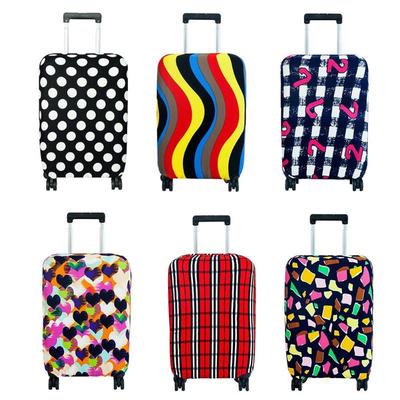 Printed Luggage Accessory Travel Necessory Travel Supplies 1pc Luggage Dust Proof Suitcase Cartoon Luggage Cover Fashion  Accessories