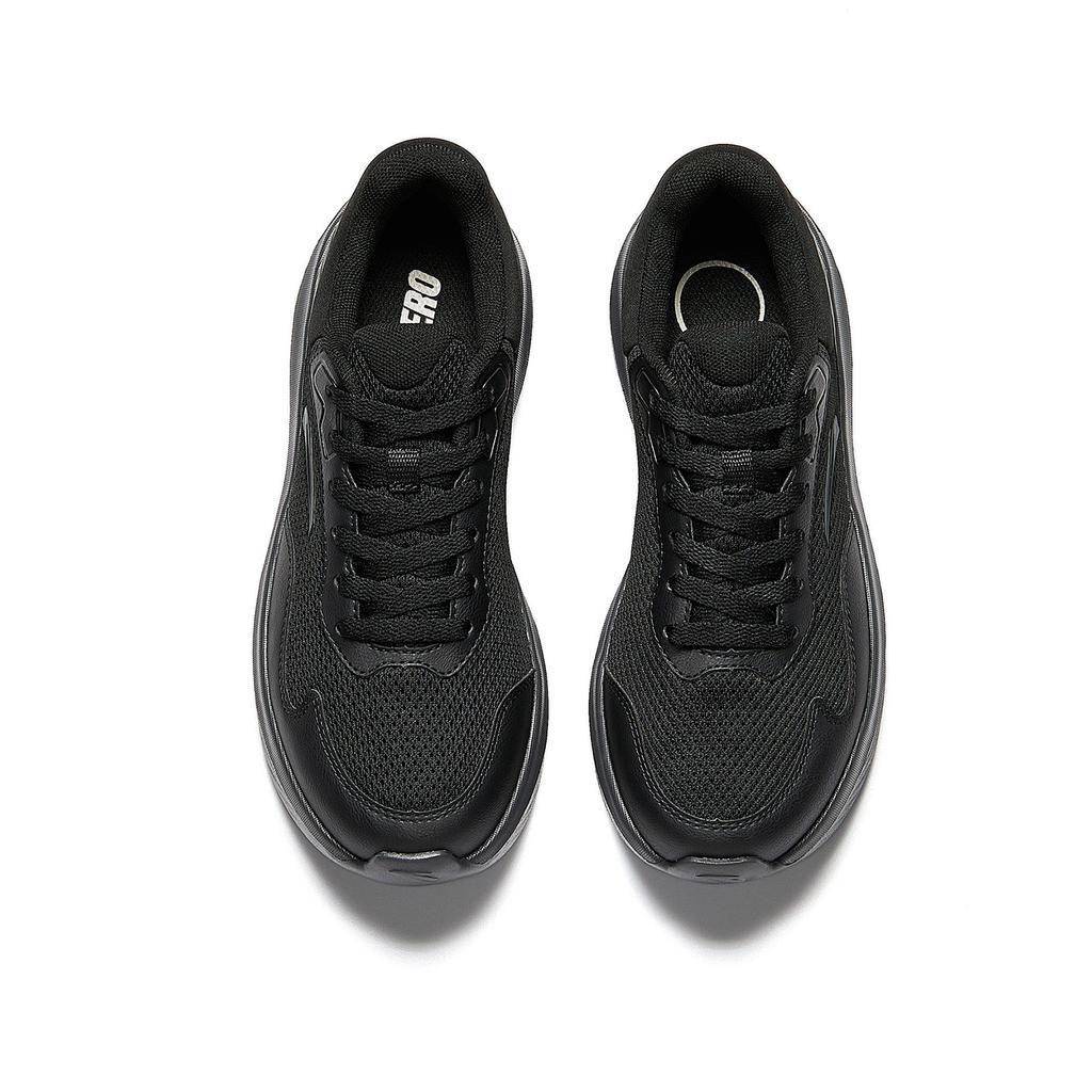 Anta Treading Fabric Cushioning Resilient Durable Low-Top Training Shoes Women Sneaker Basic-Black 922537726-3