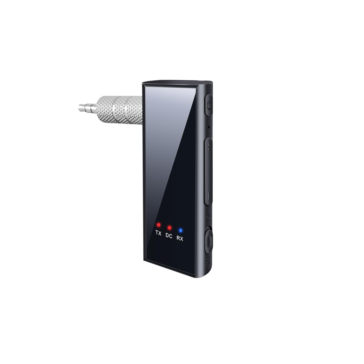 

Bluetooth приемник передатчик BT5.4 Тип C зарядка автомобильный громкая связь беспроводной TF Aux 3.5 мм встроенный микрофон Bluetooth автомобильный комплект чёрный