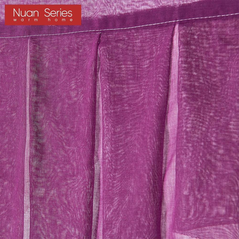 1PC Seria Nuan Fashion Două Culoare Tulle Cortina Ușă Tijă Scurt Rocket Fereastră Decorativă Perdele Bucătărie