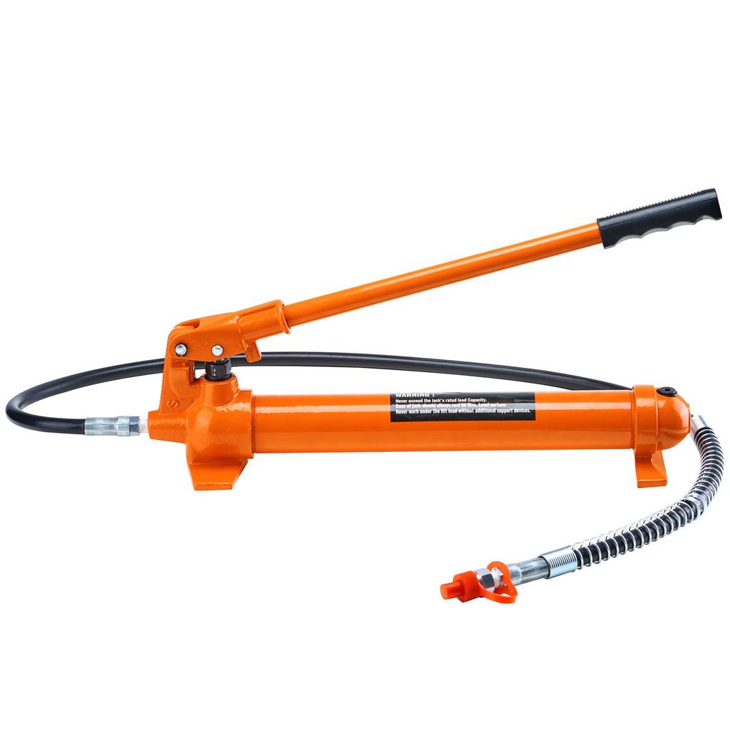 VEVOR 10 Ton Porta Power Kit, Portable Hydraulic Jack with 4.6 ft/1.4 m Oil Hose, Auto Body Frame Repair Kit with Storage Case for Car Repair, Truck