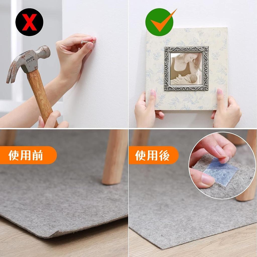 Double-sided tape, transparent, magic tape, super strong, repeatable, no residue,