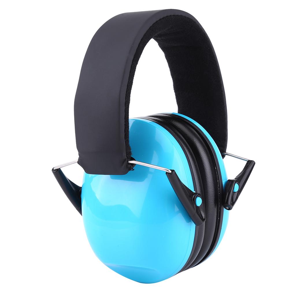 Noise Reduction Earmuffs Protect Kids Sound Hearing Ear Defenders (Blue)