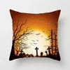 Halloween Horror Scarecrow Pattern Office Living Room Sofa Car Decorative Pillowcase