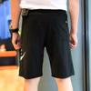 Nike Large Logo Print Drawstring Straight-Leg Sport Shorts Men Shorts Black AT5268-010