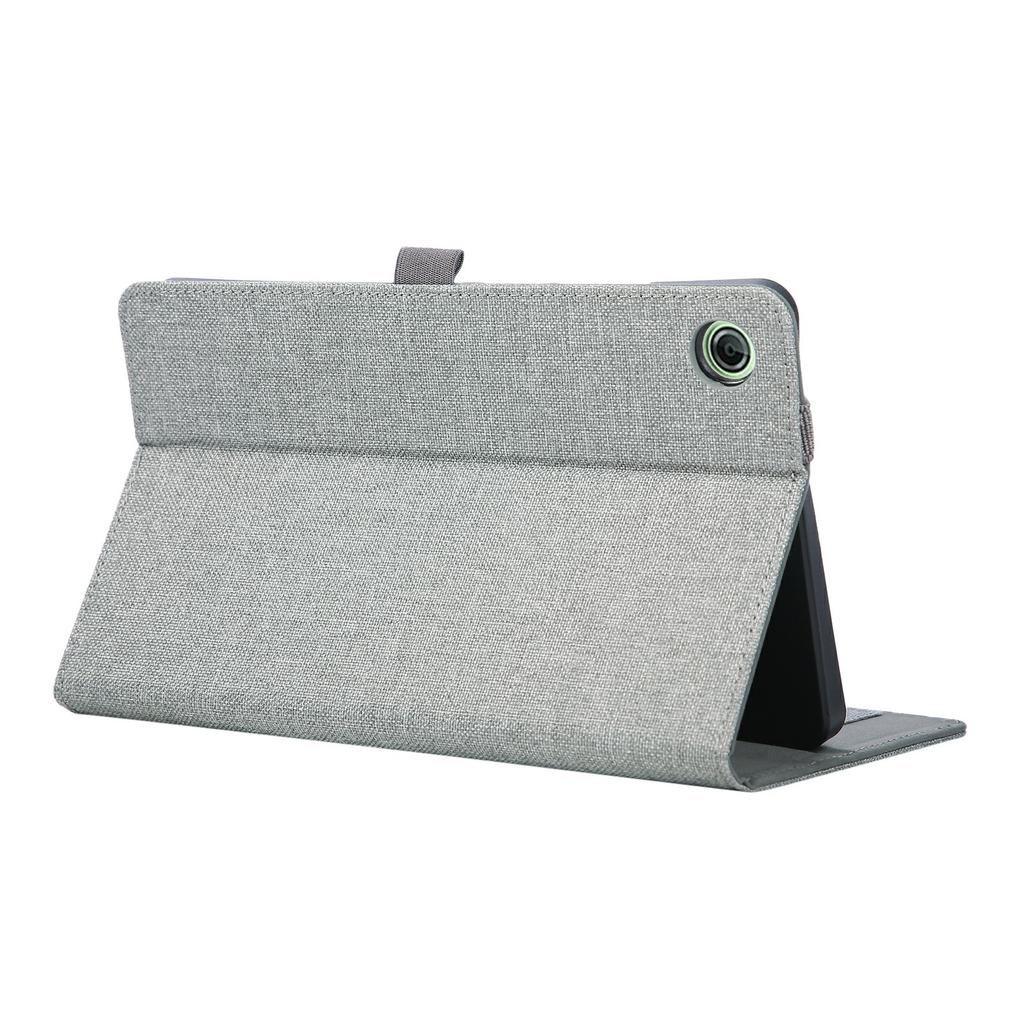 For Lenovo Tab K9/Tab One Case with Stand Card Holder Cloth Texture Leather Tablet Cover