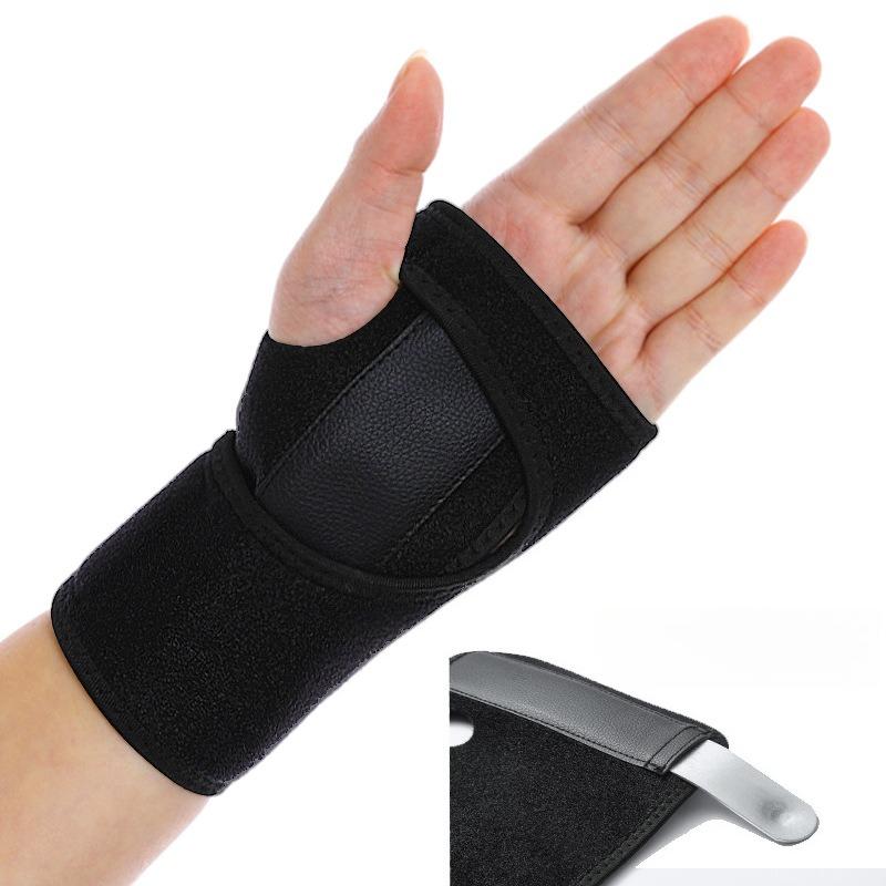 1Pc Sports Wrist Support with Steel Plate, Handguard, Adjustable Hand Support, Adjustable Wheels, Ski Wrist Support, Outdoor Adjustable Hand Support