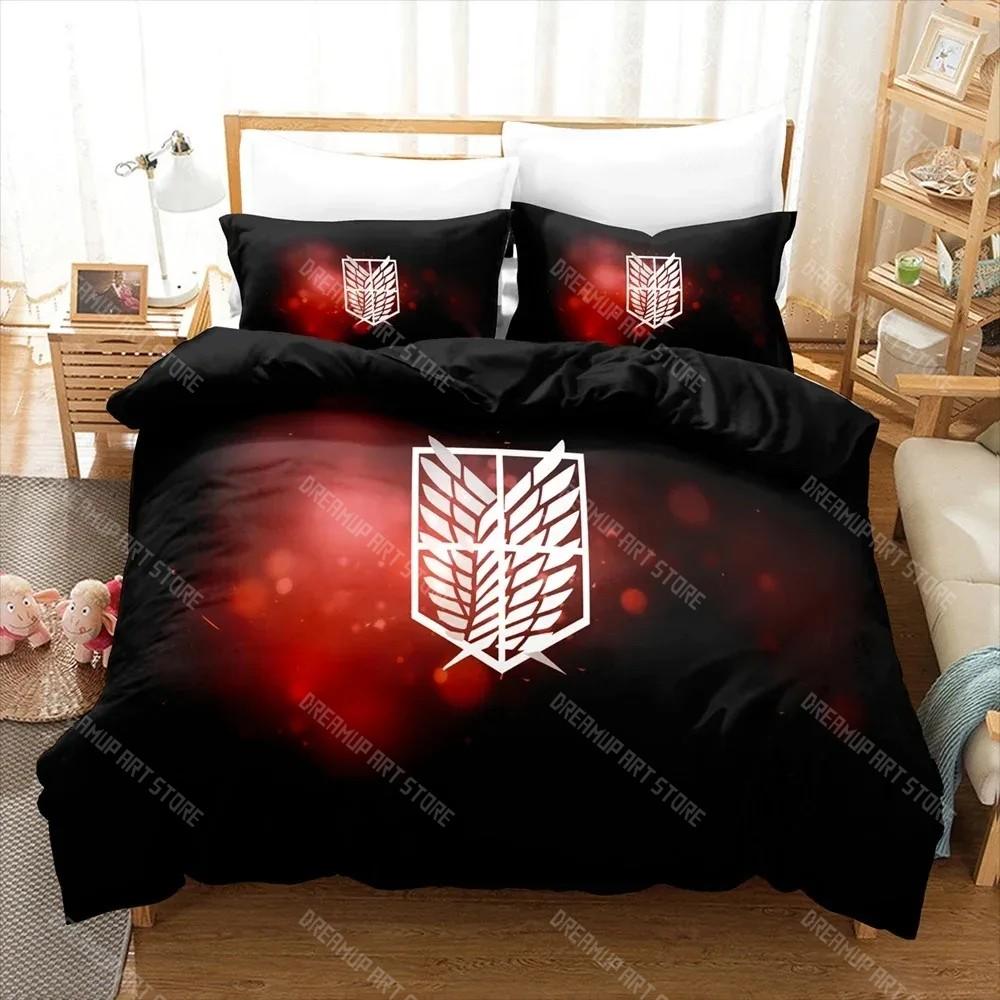 Fashion 3D Attack the Giant Bedding Sets Duvet Cover Set With Pillowcase Twin Full Queen King Bedclothes Bed Linen Home Textile
