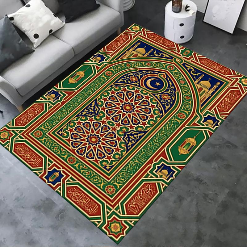 2025 New Muslim Carpet Rug for Living Room Bedroom Home Sofa Decoration,Kids play Non-slip Floor Mat127