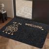 Ladybug Letter Welcome Doormat, Non-Slip Entryway Rug, Durable Washable Floor Mat for Home and Housewarming Gift