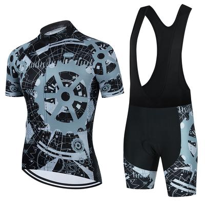 Summer Sweat-absorbing Gear Cycling Suit Men's Suit Gear Bicycle Short-sleeved Breathable Mountain Bike Clothing 2026 Summer Breathable Cycling Suit