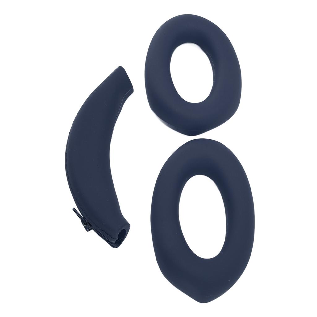 Earpads Cover Headband Pad Set Replacement Silicone Headphone Protective Cover for WH‑1000XM4 WH‑1000XM3 Headphones