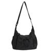 Borsa a Spalla Casual a Quadri Stile Coreano, Borsa a Tracolla a Quadri Leggera con Tracolla Regolabile, Borsa a Mano in Tessuto Trapuntato di Cotone