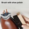Cleaning Brush with Firm Grip Dry Wet Cleaning Soft Natural Bristles Multifunctional Square Beech Wood Design Cleaning Scrubber