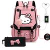 Cute Cartoon Printed Backpack Female Japanese Sweet Small Fresh Primary And Secondary School Student Schoolbag