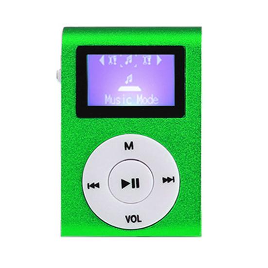 Mini MP3 Player LCD Screen Support TF Card Mini Clip Running Relaxing Sports Music Walkman Daily Use