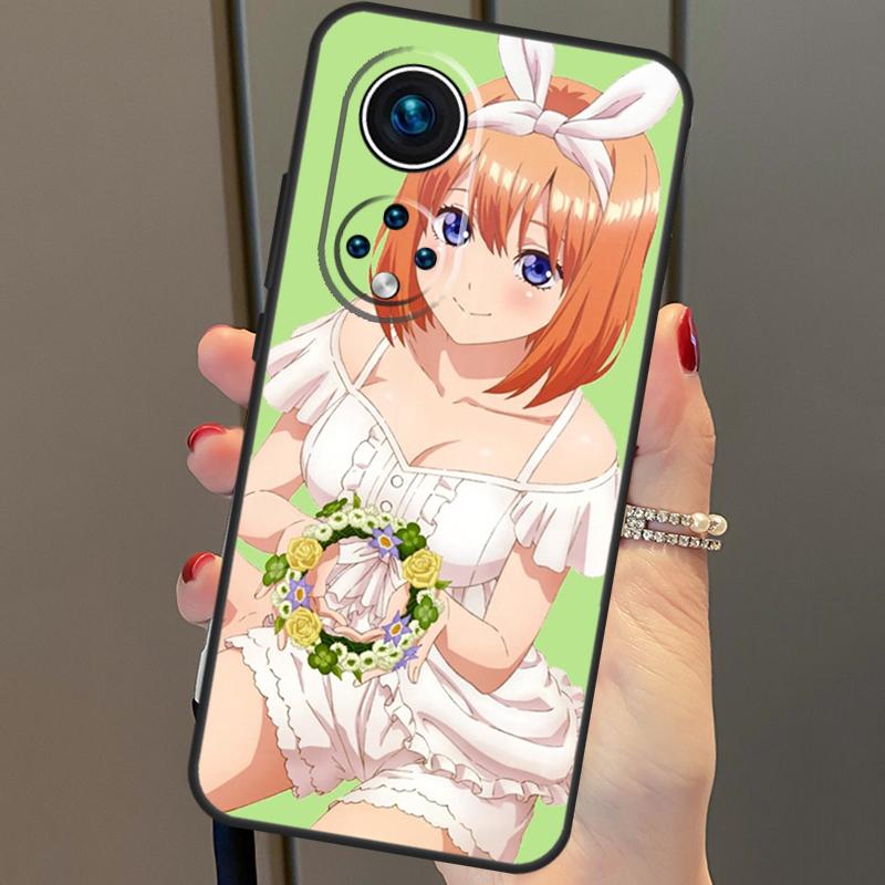 Itsuki Nino Yotsuba Nakano Cover For Honor 50 Lite Case For Huawei P20 P30 P40 Pro Nova 9 5T P Smart 2021 8X 9X 10i