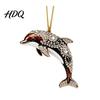 Small Animal Ornaments Christmas Acrylic Ornament Xmas Tree Hanging Decoration Decorative Charms Rhinestone Pendant for Holiday Party Decor