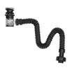 Integrated Wash Basin Sink Drain Pipe Stainless Steel Expandable Flexible Sink Drain Pipe