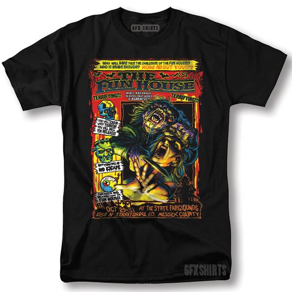The Fun House Shirt Horror Movie Halloween Vintage Graphic Design T-Shirt