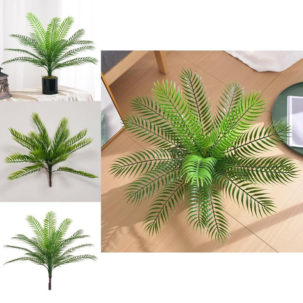 Artificial Plant Dypsis Lutescens Leaf Wall Decor For Home Interior