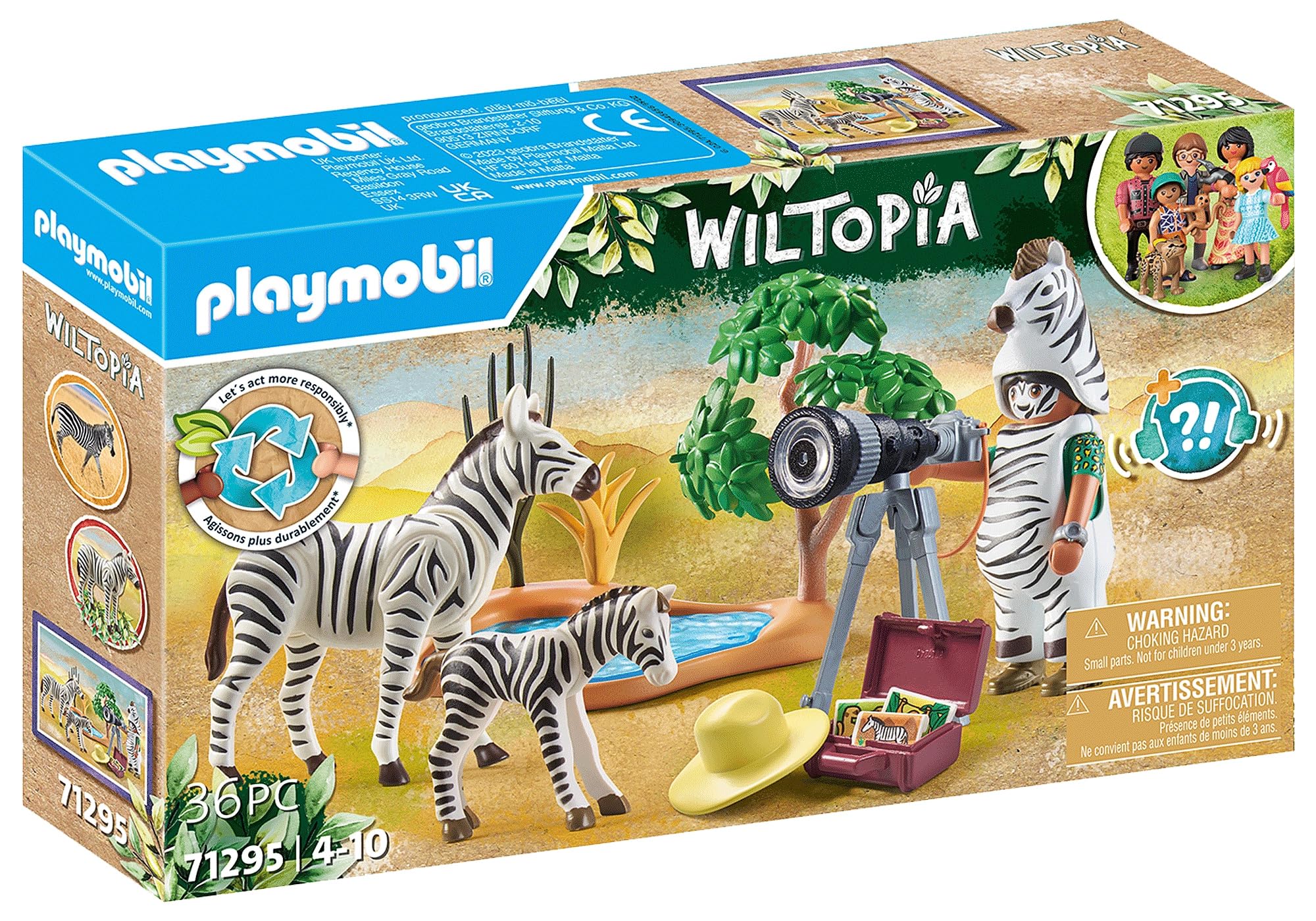 

Playmobil Wildtopia Photographer and Zebra 71295 (2024)