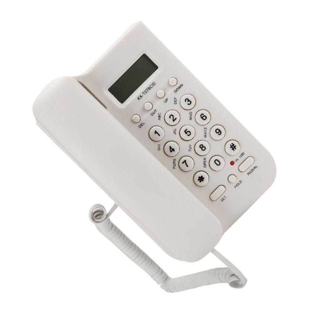 KX T076 Wired English Landline Home Office Telephone (UK Telephone Line with Random Color)